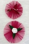 Fuchsia Bridal Bundle Ornament, Groom's Dowry Wedding Engagement Promise Convoy Car Suitcase Trunk Circumcision Ornament 10 Pieces - 3