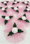Pink Bridal Trunk Ornament, Groom's Dowry Wedding Engagement Promise Convoy Car Suitcase Trunk Circumcision Ornament 5 Pieces