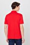 Regular Fit Normal Cut 100% Cotton Polo Neck Coral T-Shirt - 5