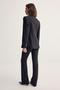 Siyah Straight/Düz Paça Dokuma Pantolon TWOSS26PL00090 - 4