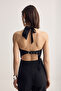 Black Back Detailed Asymmetrical Woven Blouse Twoss26Bz00458 - 5