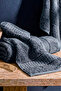 Softy 3-Piece Indigo Cotton Hand, Face and Bath Towel Set 30X50 - 50X85 - 70X135 cm - 2