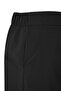 Black Ribbed Plus Size Woven Shorts Tbbss26Ap00028 - 4