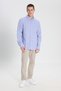 Loose Fit Men's Blue Shirt W 241248400   Long Sleeve Shirt - 3