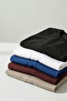 Unisex Siyah-Lacivert-Kahverengi-Vizon-Ekru Slim Kesim 5'li Paket %100 Pamuk T-shirt TMNAW20TS0243
