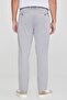 Men's Gray Non-Kneeling S Slim Fit Slim Fit Side Pocket Cotton Stretch Chino Trousers - 8