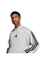 Essentials 3-Stripes French Terry Kapüşonlu Üst - 5