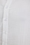 Men's Relax Fit Comfortable Cut 100% Cotton Long Sleeve Plain Muslin Fabric Flowy White Shirt - 4