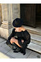 Women's Suede Detailed Designer Jumpsuit - 4