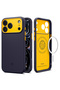 iPhone 17 Pro Max Silicone Magsafe Case Nano Pop Magfit Navy Anti-Slip Cover - Acs09913 - 10