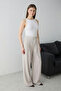 Taş Kapama Detaylı Geniş Paça Modal Pantolon TWOSS26PL00128 - 4