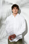 Men's Relax Fit Comfortable Cut 100% Cotton Long Sleeve Plain Muslin Fabric Flowy White Shirt