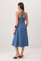 Mavi Halter Yaka Maxi Denim Elbise TWOSS26EL00275 - 4