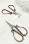 Copper Promise Engagement Scissors, Ribbon Opening Special Occasion Ceremony Sewing Embroidery Scissors Wide Model - 4