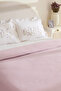Luka 100% Cotton Ruffled Muslin Single Duvet Cover Set Lilac - 4