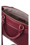 Limited Edition Claret Red Zipper Closure Detachable Strap Piece Women's Set Shoulder Bag 05Pc25K10121 - 6