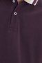 Men's Slim Fit Slim Fit 100% Cotton Lilac Polo Neck T-Shirt - 4