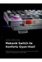 LOYAL Gri/Beyaz USB Hot Swap RGB Red Switch Mekanik Gaming Oyuncu Klavye - 5