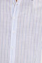 Men's Slim Fit Slim Fit Long Sleeve 100% Cotton Linen Texture Striped Shirt - 5