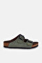 Khaki Double Buckle Women's Slippers Takss24Te00004 - 6