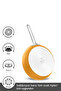 X Refika Swiss Crystal 9 Piece Pots and Pans Set Mustard Yellow - 9