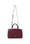 Limited Edition Claret Red Zipper Closure Detachable Strap Piece Women's Set Shoulder Bag 05Pc25K10121 - 3
