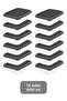 12-Piece Refrigerator Organizer, Suitable for Refrigerator, Organizer Storage Container, Lunch Box, Anthracite 600ml - 2