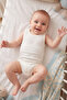 White 6-Pack Unisex Bodysuit TKDSS26ZO00002