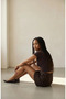 Women's V-Neck Blouse with Lace Detail - 6