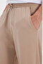 Men's dark mink baggy fit relaxed cut modal fabric soft texture drawstring waist side pockets sweatpants - 4