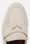 Woman's beige suede stitch detailed loafer - 5
