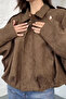 NEW SEASON OVERSIZED SUEDE-LOOK BOMBER JACKET - 5