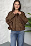 NEW SEASON OVERSIZED SUEDE-LOOK BOMBER JACKET - 3