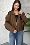 NEW SEASON OVERSIZED SUEDE-LOOK BOMBER JACKET - 4
