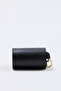 Siyah 50x60 cm Katlanabilir Paraşüt Kumaş Maxi Tote Charm Omuz Çantası TAKSS26OC00068 - 2
