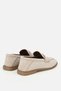 Woman's beige suede stitch detailed loafer - 3