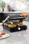Grilliant 4 Slice Capacity Cast Iron Plate Toast and Grill Machine Inox