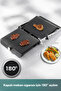 Grilliant 4 Slice Capacity Cast Iron Plate Toast and Grill Machine Inox - 6