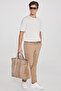Men's Camel Canvas Non-Marking Slim Fit Slim Fit Side Pocket Flexible Casual Trousers - 5