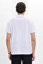 Men's Regular Fit Classic Cut 100% Cotton Plain Pique White Polo Neck T-Shirt with Pockets - 6
