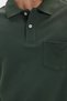 Men's Regular Fit Classic Cut 100% Cotton Plain Pique Pocket Khaki Polo Neck T-Shirt - 4