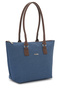 Canvas Navy Blue Women's Hand and Shoulder Bag 05Fo26Y5116 - 2