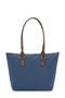Canvas Navy Blue Women's Hand and Shoulder Bag 05Fo26Y5116 - 5