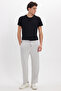 Men's stone baggy fit relaxed cut modal fabric soft texture drawstring waist side pockets sweatpants - 3