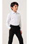 Boy's Stylish Classic White Long Sleeve Shirt – Modern Fit - 4