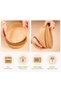 Brown Round Airfryer Baking Paper Greaseproof Paper for Air Fryer 16 cm - 5