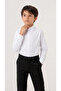 Boy's Stylish Classic White Long Sleeve Shirt – Modern Fit - 3