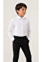 Boy's Stylish Classic White Long Sleeve Shirt – Modern Fit - 6