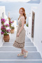 Ds Monapi.Kapry Beige Orthopedic Eva Women's Stone Buckled Slipper Sandals - 2