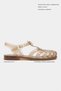 Anderline Transparent Brown Belt Detail Women's Sandals - 2